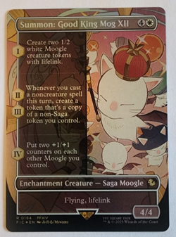 Summon: Good King Mog XII (Borderless) 194 Commander: Final Fantasy Foil - Image 1