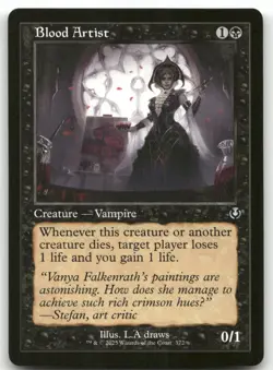 Blood Artist Retro Frame MTG Innistrad Remastered 372 U NM - Image 1