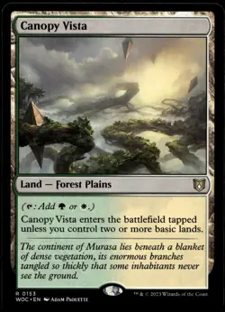 Canopy Vista #153 MTG Wilds of Eldraine NM X1 - Image 1