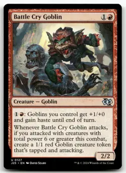 Battle Cry Goblin #127 MTG Foundations Jumpstart M/NM X1 - Image 1