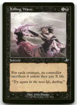 Killing Wave Retro Frame MTG Innistrad Remastered 386 U NM - Image 1