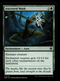 Ancestral Mask #119 MTG Wilds of Eldraine NM X1 - Image 1
