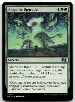 Biogenic Upgrade #144 MTG Foundations Jumpstart M/NM X1 - Image 1