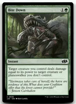 Bite Down #636 MTG Foundations Jumpstart M/NM X1 - Image 1