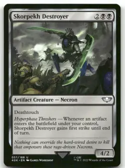 Skorpekh Destroyer 57 MTG Universes Beyond: Warhammer 40,000 U NM - Image 1