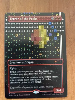 Terror Of The Peaks Dwarf Fortress MTG Foil In Hand - Image 1