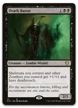 Death Baron #111 (NM) Midnight Hunt MIC Magic MTG - Image 1