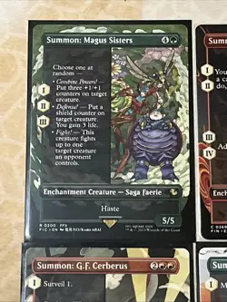 Final Fantasy Magic the Gathering Summon: 10x Cards (Borderless) Non-Foil Card - Image 2