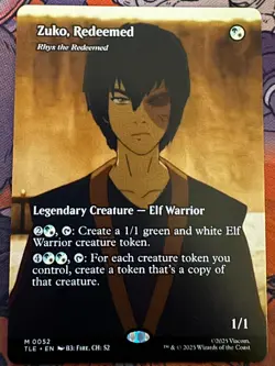 Zuko, Redeemed - Rhys the Redeemed (Borderless) 52 Avatar: The Last Airbender NM - Image 1