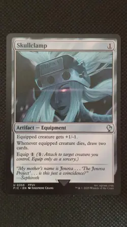 Skullclamp UNCOMMON 355 Commander: FINAL FANTASY Magic: The Gathering - Image 1