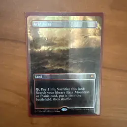 Arid Mesa (Borderless) (Dragonscale Foil) Special Guests Foil - Image 1