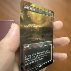 Arid Mesa (Borderless) (Dragonscale Foil) Special Guests Foil - Image 3