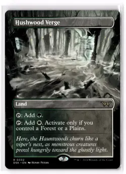 Hushwood Verge (Borderless) 332 Duskmourn: House of Horror Normal NM - Image 1