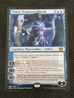 Teferi, Temporal Pilgrim 66 Normal The Brothers' War NM MTG - Image 1