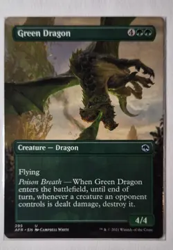 Green Dragon (Borderless) Adventures in the Forgotten Realms Regular - Image 1