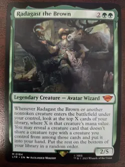 Radagast the Brown NM The Lord of the Rings Tales of Middle Earth MTG FREE SHIP - Image 1