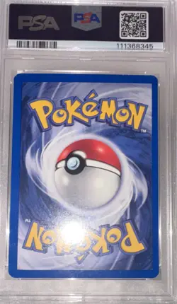 2000 Pokemon Gym Challenge Blaine's Arcanine Holo Rare #1/132 PSA 7 - Image 2