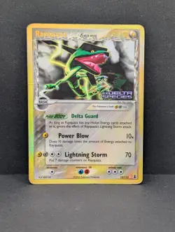 Rayquaza 13/113 Delta Species Reverse Holo Rare Pokemon TCG Nintendo MP - Image 1
