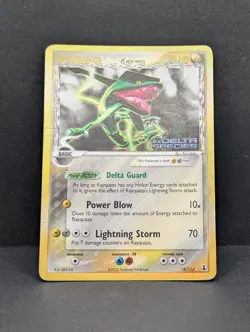 Rayquaza 13/113 Delta Species Reverse Holo Rare Pokemon TCG Nintendo MP - Image 3