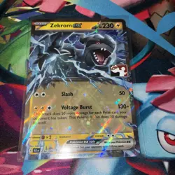034/086 Zekrom ex Pokemon TCG Prize Pack Series 9 Stamped Black Bolt BLK - Image 1
