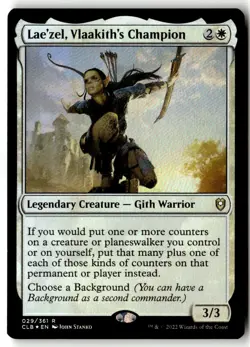 MTG - Lae'zel, Vlaakith's Champion 29 foil Near Mint Commander Legends: Battle f - Image 1