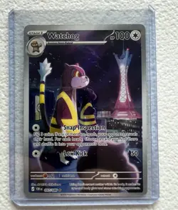2026 Pokemon Mega Evolution Chaos Rising Watchog Illustration Rare 097/086 - Image 1