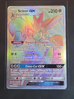 Pokemon Scizor GX 175/168 Secret Rare Holo Card - 2016 Set - Pokemon TCG English - Image 2
