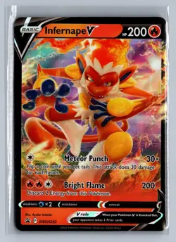 Infernape V SWSH252 Holo Promo Sword & Shield Promo Pokemon NM/M - Image 1