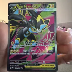 Mega Zeraora EX 098/084 Mega Evolution Pitch Black Full Art Ultra Rare NM - Image 3