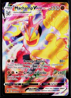 Pokemon Machamp VMAX #073/189 SWSH10: Astral Radiance Ultra Rare,Holo - Image 1