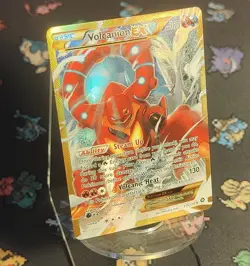 Volcanion EX - #115 2016 XY: Steam Siege - Full Art Secret Rare - Pokemon TCG - Image 2
