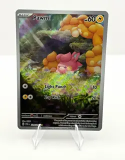 Pokemon TCG Pawmi Illustration Rare Full Art Holo SV Paldean Fates 226/091 - Image 1