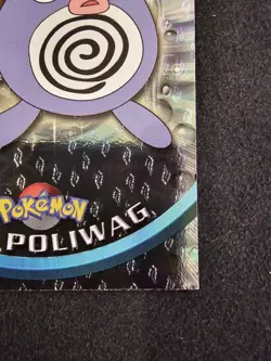 #60 Topps Chrome 2000 Poliwag Pokemon TV Animation Series 1 NM - Image 4