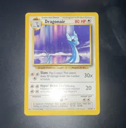Wizards Pokemon TCG Dragonair Fossil 18/102 Rare Unlimited EN 1999 80HP - Image 1