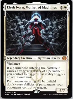 Elesh Norn, Mother of Machines 10 Phyrexia: All Will Be One LP MTG - Image 1
