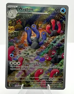 The Pokemon Company Pokemon TCG Wugtrio Illustration Rare Holo 224/091 90HP Eng - Image 1