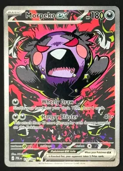 Morpeko ex- 117/084 - Pitch Black Pokemon TCG NM/MINT Special Illustration Rare - Image 1