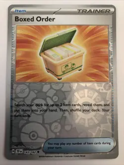 Pokemon TCG Temporal Forces Boxed Order Reverse Holofoil 143/162 NM - Image 1