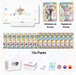 Pokemon TCG: Terastal Grand Gathering Eevee Premium Gift Box US Seller Sealed - Image 2