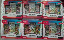 6x Pokemon First Partner Series 2 Illustration Collection - Image 1