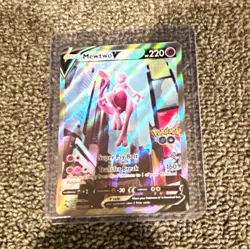 The Pokemon Company Mewtwo V Pokemon GO Ultra Rare Holo EN 220HP - Image 1