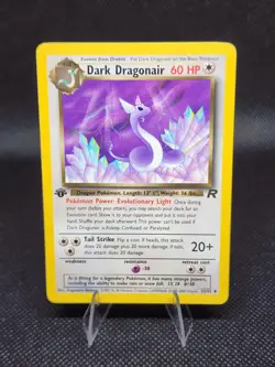 Dark Dragonair 33/82 1st Edition Team Rocket LP Raw 2000 WOTC Vintage Pokemon - Image 1