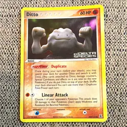 Pokemon TCG Ditto (Geodude) 62/113 Delta Species EN Reverse Holo Common 60 HP - Image 1