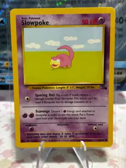 Slowpoke 55/62 Pokemon Fossil Set - LP - Image 1