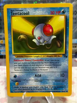 Tentacool 56/62 Pokemon Fossil Set - LP - Image 1
