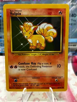 Vulpix 68/102 – Pokemon Base Set – LP - Image 1