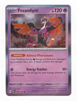 Fezandipity 045/131 - Prismatic Evolutions - NM Holo Rare - Pokemon TCG - Image 1