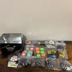 Pokemon TCG Accessories - Coin Dice and Markers Pokemon Lot - Image 1