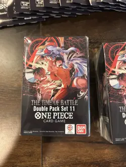 One Piece TCG OP-16 The Time Of Battle Sleeved Booster Packs(16)+ 2 Double Pack - Image 2