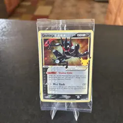 *SEALED* Greninja Gold Star SWSH144 - Celebrations Black Star Promo Holo Pokemon - Image 1